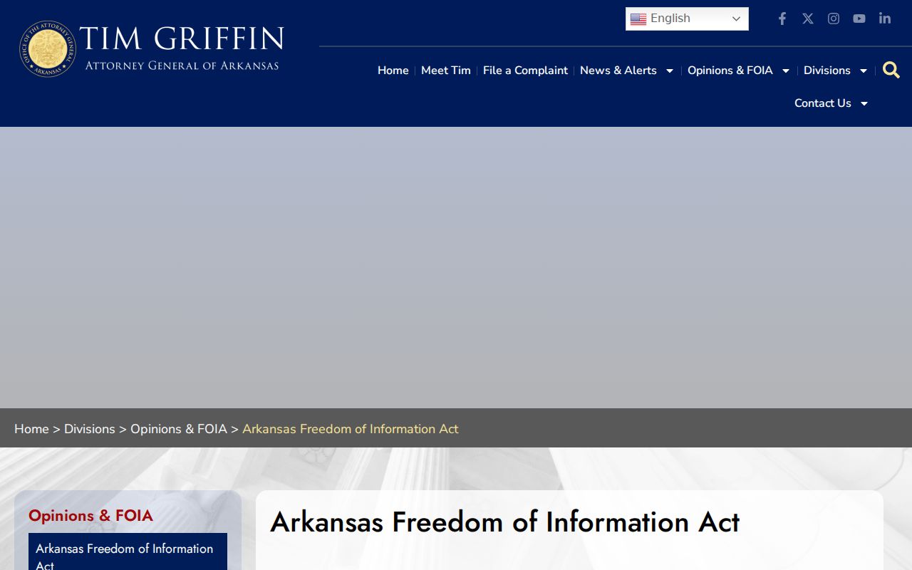 Jacksonville residents directory Arkansas FOIA guidance