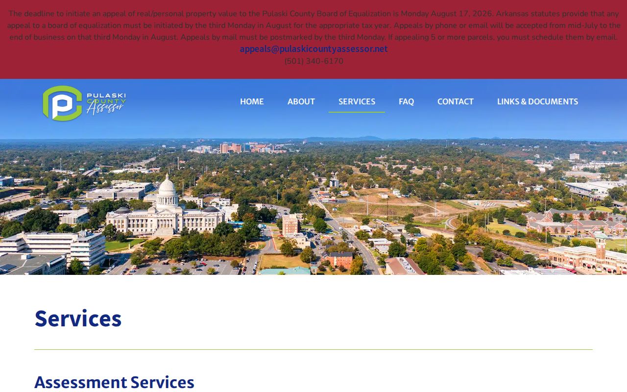 Jacksonville residents directory Pulaski County assessor services
