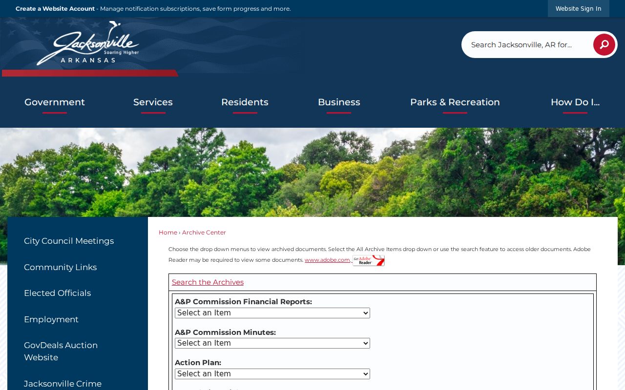 Jacksonville residents directory city archive search