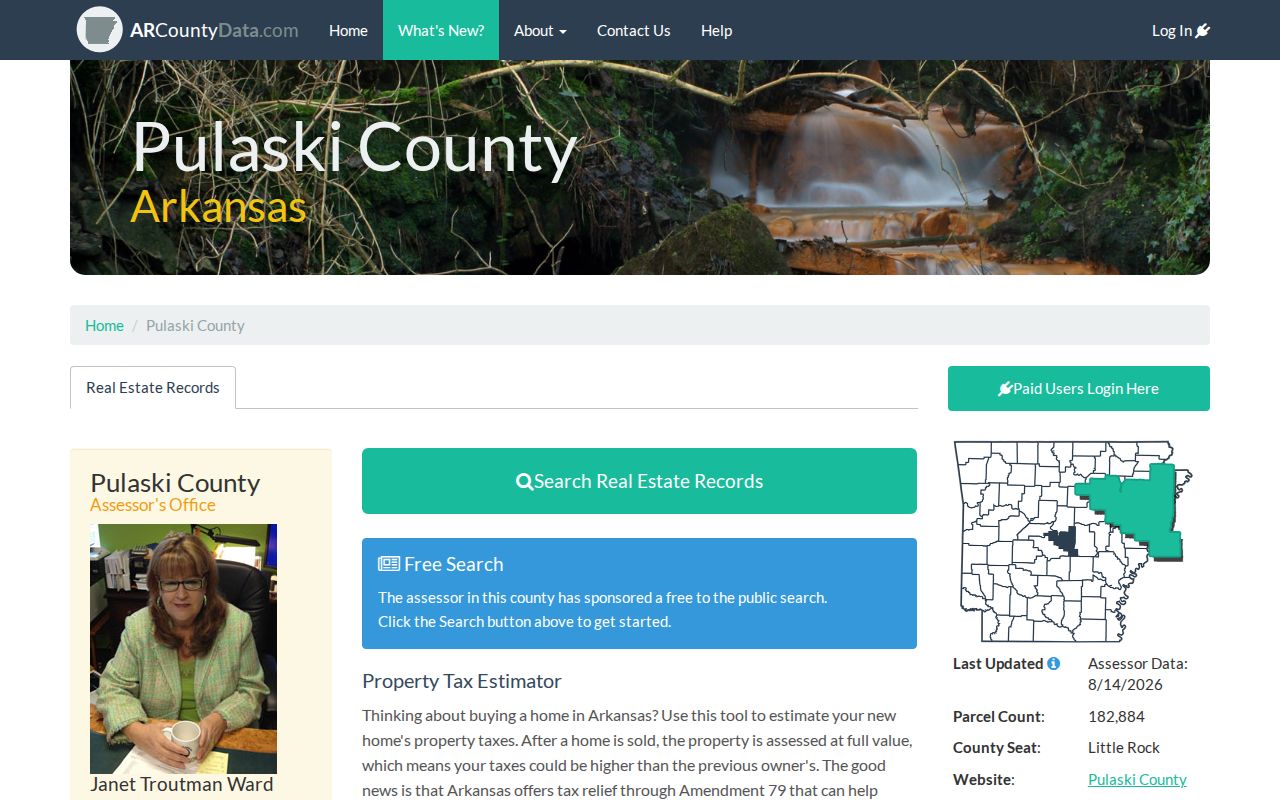 Jacksonville by-street Pulaski property search